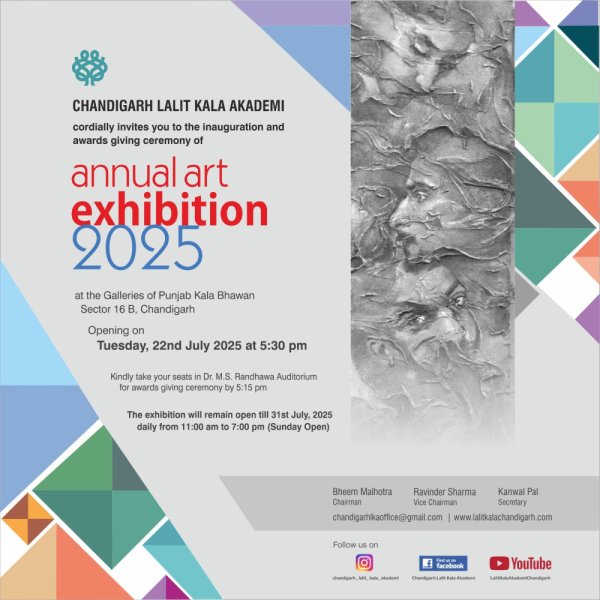 Chandigarh Lalit Kala Akademi invites you Annual Art...