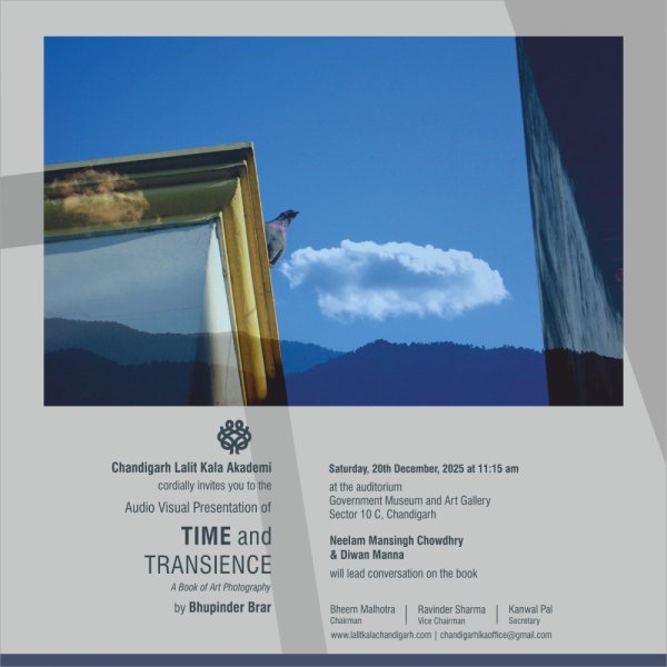 TIME AND TRANSIENCE and release of book of Art...