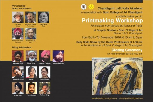 Chandigarh Lalit Kala Akademi-Print Making Workshop