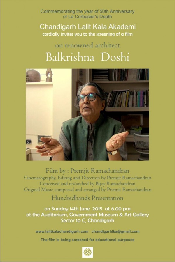Film Screening on Balkrishna Doshi