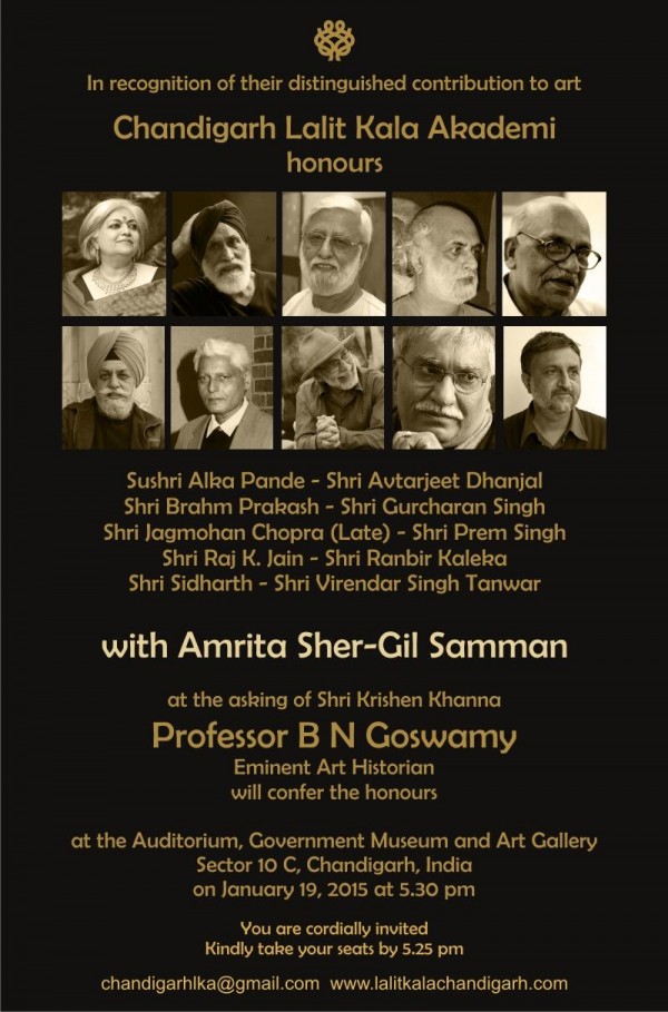 Day 1 John Ruppert - USA at 5.30 pm  Chandigarh Lalit Kala Akademi  Cordial