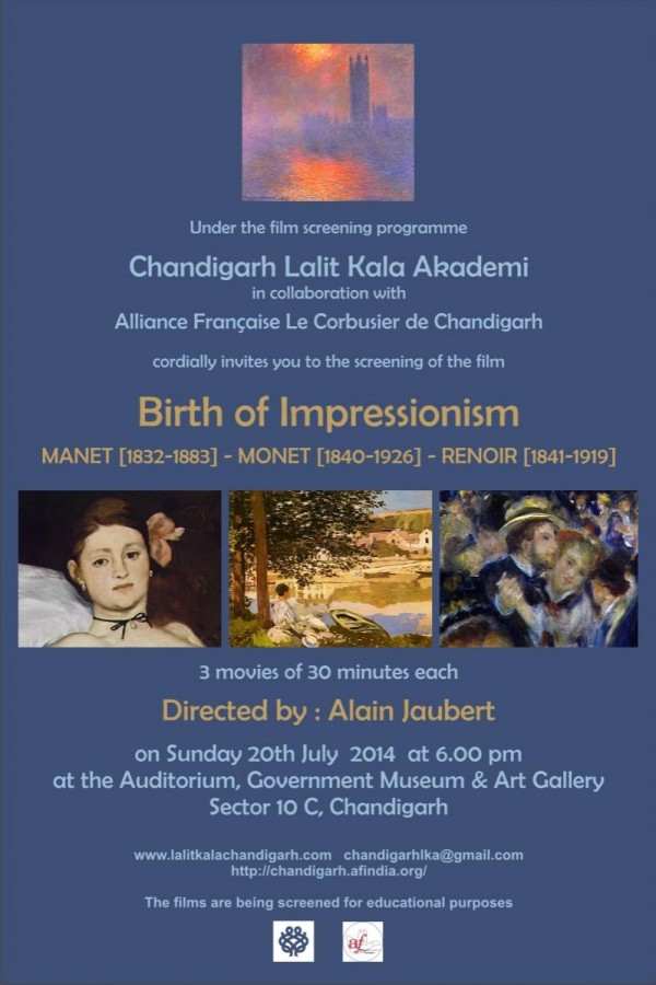 Birth of Impressionism- Manet, Monet, Renoir : Film Screening